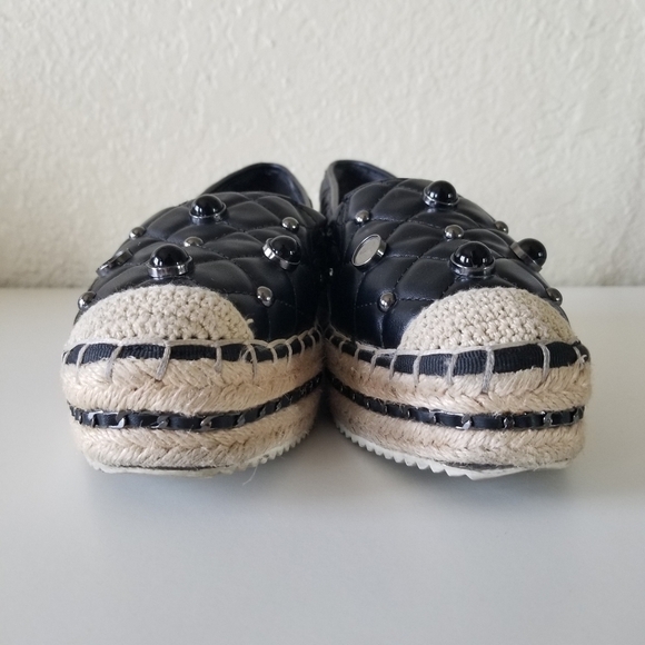 Karl Lagerfeld | Diya Platform Espadrille Flats - Picture 4 of 8